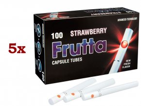 5x Práskací dutinky FRUTTA STRAWBERRY 100ks