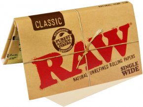 Papírky RAW Classic Single Wide Double