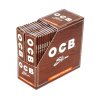 ocb unbleached virgin slim ungebleichte king size papers 1 box 50 heftchen 1 ve