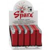 BOX (50x) Plnitelný zapalovač SPARX red