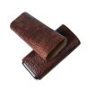 Koženkové Pouzdro na 2 doutníky ø24mm, hnědé