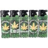 Zapalovač LUX Gold Jet Flame Cannabis