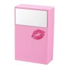 Cigaretové pouzdro s auto otevíráním "VARIATIO PINK" se zrcátkem