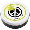 Kulatá krabička na tabák PEACE 03 (Ø 9 cm)