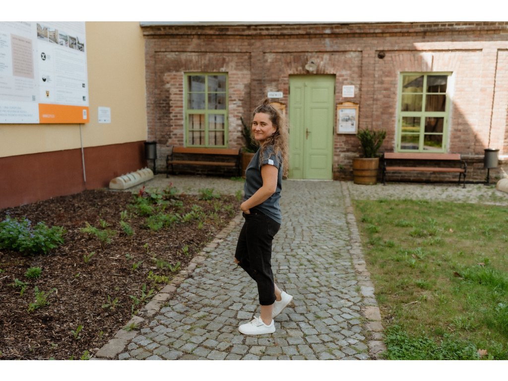 Triko MINIMALIST denim modré vintage