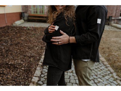 Košile POINT OF VIEW 2.0 černošedá unisex