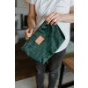Sametová taštička NECESSARY smaragdová