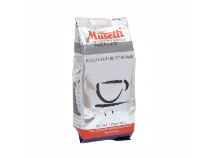 musetti 250 g zrnkova kava paradiso