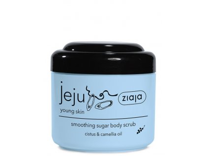 ziaja jeju blue teenage cukrovy peeling na telo