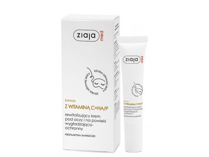 ziaja med dermatologicka kura s vitaminom C revitalizacny ocny krem box