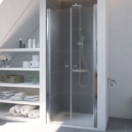 dvojkrídlové soprchové dvere sanovo