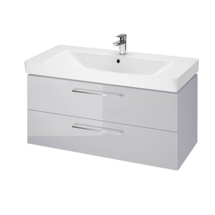 Cersanit - B307 LARA MILLE skrinka šedá 100 s umývadlom MILLE 100 (S801-332-DSM)
