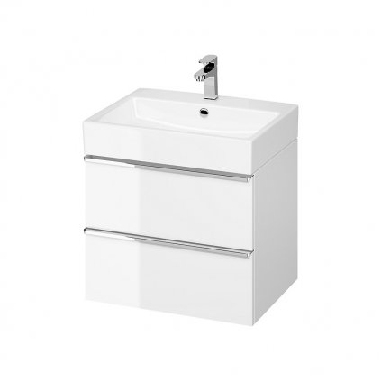 s522 017 virgo 60 washbasin cabinet white with chrom handles mount,qnuMpq2lq3GXrsaOZ6Q