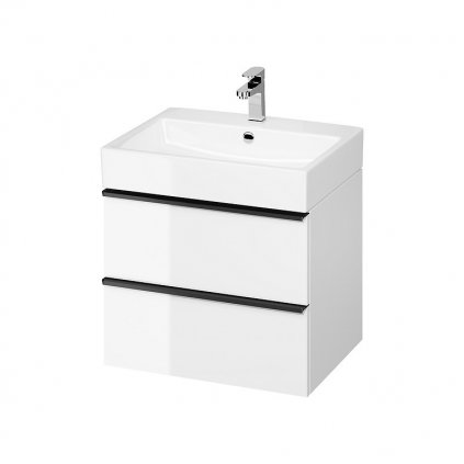 s522 018 virgo 60 washbasin cabinet white with black handles mount,qnuMpq2lq3GXrsaOZ6Q