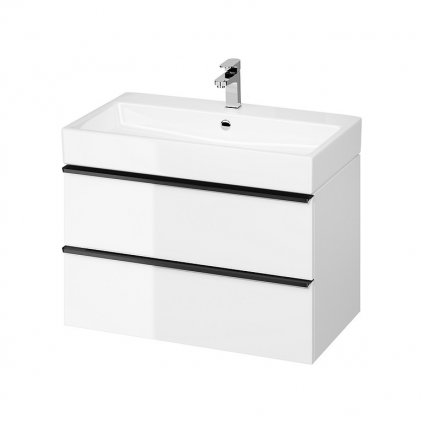 s522 025 virgo 80 washbasin cabinet white with black handles mount,qnuMpq2lq3GXrsaOZ6Q