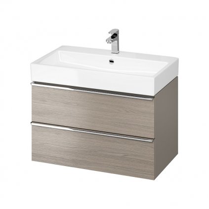 s522 028 virgo 80 washbasin cabinet grey with chrom handles mount,qnuMpq2lq3GXrsaOZ6Q