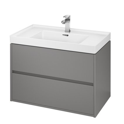 Cersanit - SET B110 CREA 80 skrinka sivá s umývadlom CREA (S801-284)