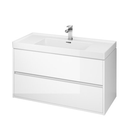 Cersanit - SET B06 CREA 100 skrinka biela s umývadlom CREA (S801-280)