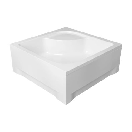 Akrylátová sprchová vanička, vysoká TENOR 90x90x36,5 cm (00394)
