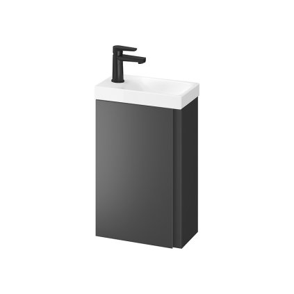 CERSANIT - SET B812 kúpeľňová skrinka s umývadlom antracitová 40 cm (S801-467-DSM)