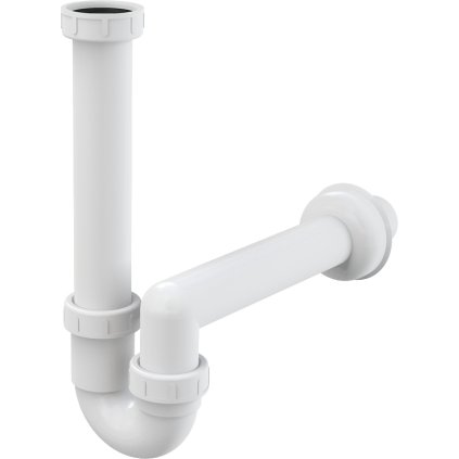 Alca sifón umývadlový trupkový úsporný DN32 s prevlečnou maticou 6/4" (A80-DN40)
