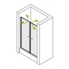 Sanovo NOE dvojkridlove sprchove dvere 5493 2