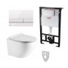 Alcadrain (Alcaplast) Set 5v1 sadromodul AM101/1120 + tlačítko M1710 + izolácia M91 + WC ARCO RIMLESS