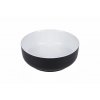 Keramické umývadlo na dosku SOFIA white/black matt