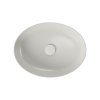 Keramické umývadlo na dosku Cersanit Larga ELLIPSE sivá matná