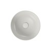 k677 044 larga 40x40 countertop washbasin grey matt round top,qnuMpq2lq3GXrsaOZ6Q