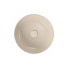 k677 045 larga 40x40 countertop washbasin beige matt round top,qnuMpq2lq3GXrsaOZ6Q