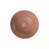 k677 048 larga 40x40 countertop washbasin brick red matt round top,qnuMpq2lq3GXrsaOZ6Q