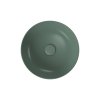 k677 049 larga 40x40 countertop washbasin green matt round top,qnuMpq2lq3GXrsaOZ6Q