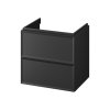 S1021 002 MILLE 60 WASHBASIN CABINET BLACK MAT DSM