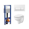 Cersanit SYSTEM 40 MECH K97-524 Set + tlačítko K97-519 + WC misa CERSANIA SIMPLEON