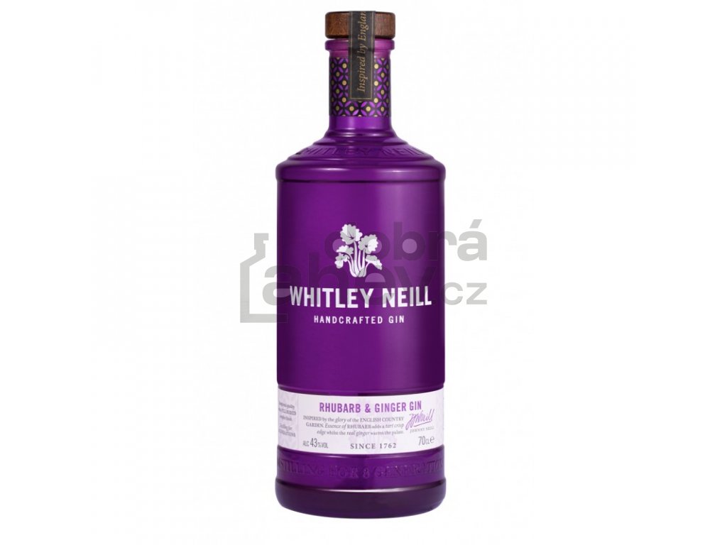 Whitley Neill rhubarb-ginger gin 0,7L 43%