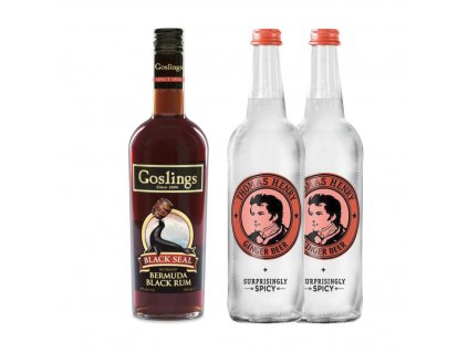 Goslings Black Seal 0,7L 40% + 2x Thomas Henry gingerbeer 0,75L  + 2x Thomas Henry gingerbeer 0,75L