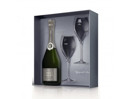 Charles Heidsieck Blanc de Blanc dárkový se skleničkami 0,75L