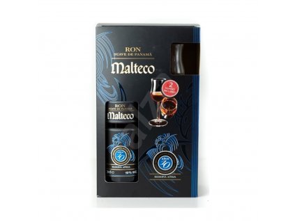 malteco 10yo box sklo