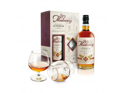 malecon 12yo box sklo