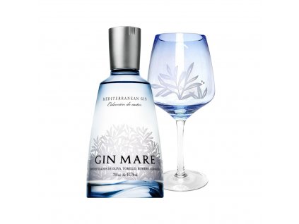 gin mare + glass