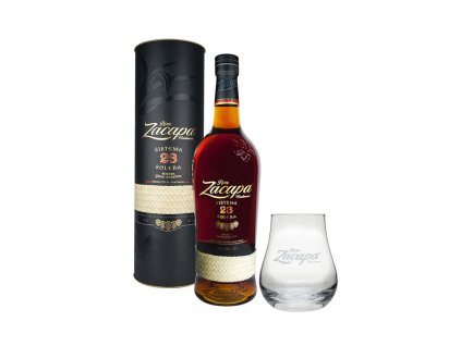 Ron Zacapa Centenario 23 Aňos 1L 40% + 2 skleničky  + 2 skleničky
