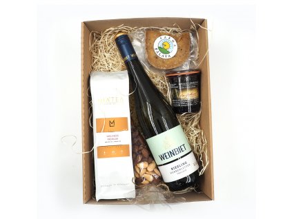 Weingut Weinbiet Riesling Eselhaut trocken 0,75L dárkový balíček na přání  dárkový balíček na přání