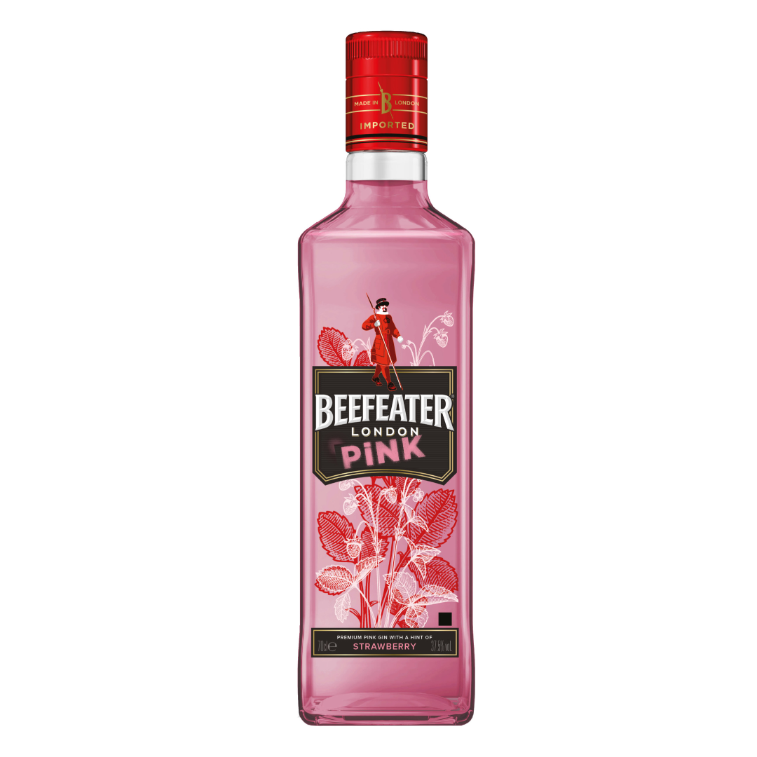 Beefeater Gin Pink 37,5% 1 l (holá láhev)