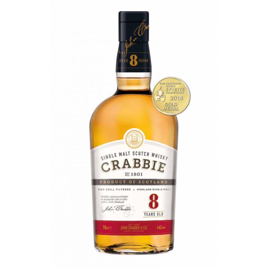 Crabbie 12yo scotch whisky 0,7L 43% (holá láhev)