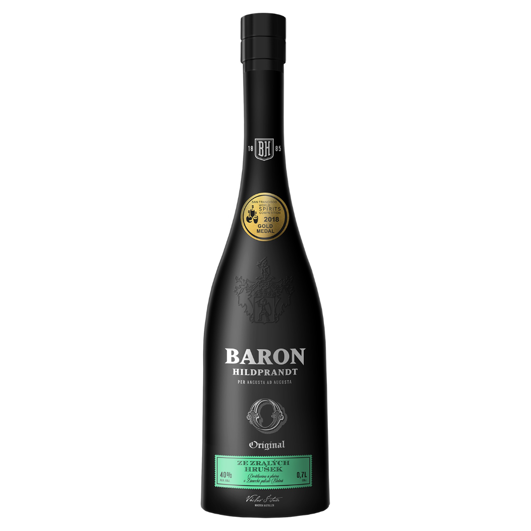 Baron Hildprandt - Ze zralých hrušek 40% 0,7l (čistá flaša)