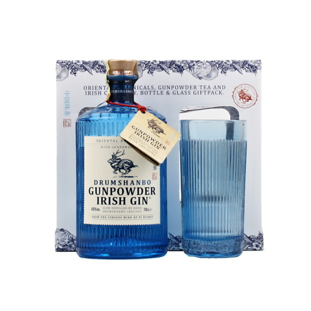 Gunpowder Drumshando Irish gin 0,7L 43% (dárkové balení 1 sklenička)