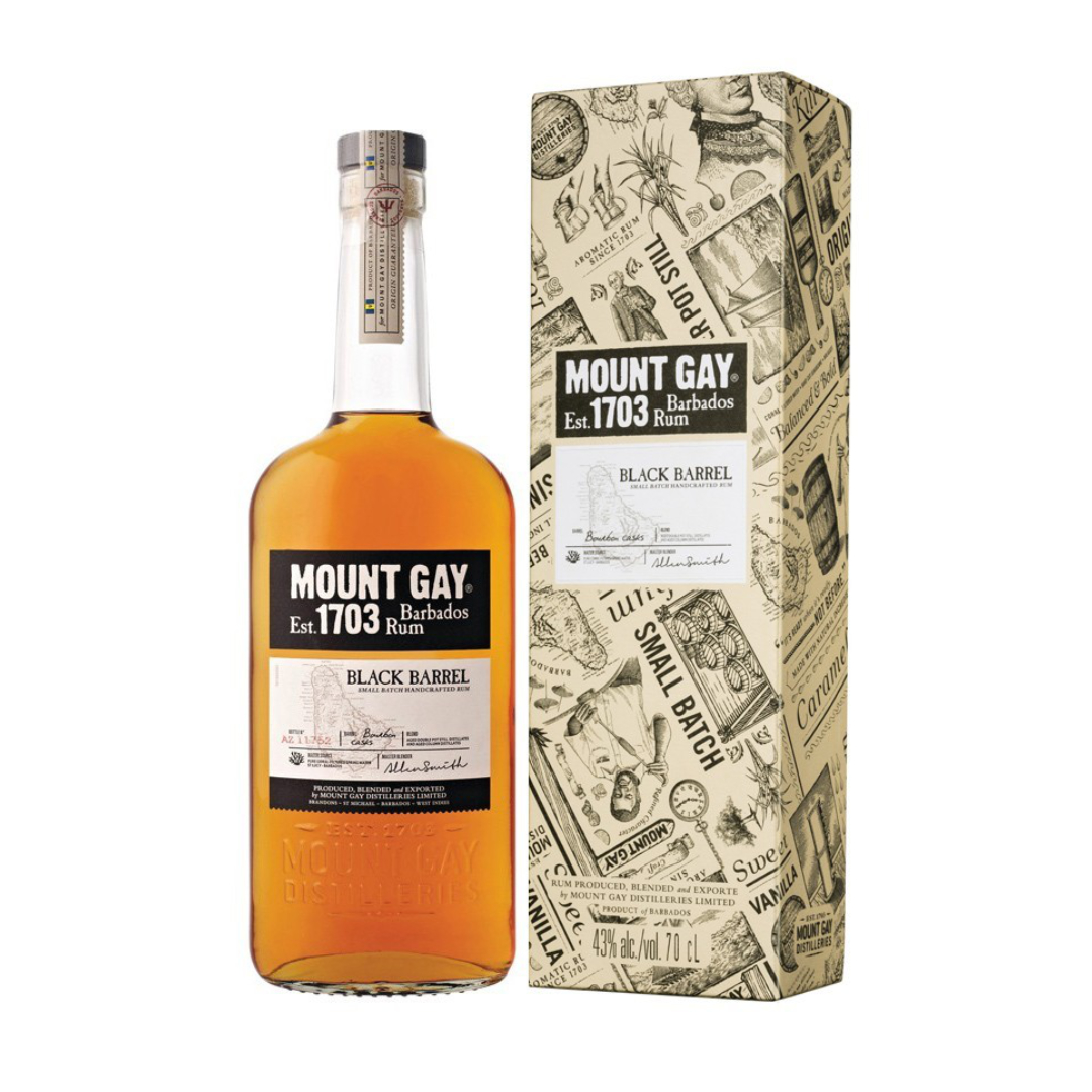 Mount Gay Black Barrel 1L 43% (holá láhev)