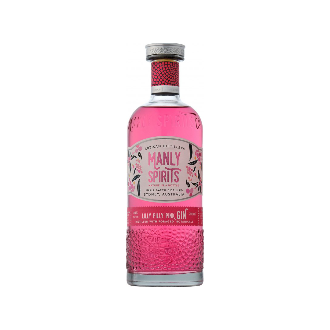 Manly Lilly Pilly pink gin 0,7L 43% (holá láhev)