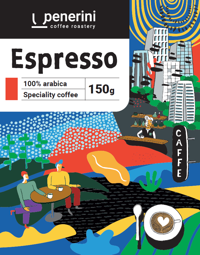 Penerini Espresso 100% arabika 500gr